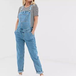 Maternity Denim Overalls